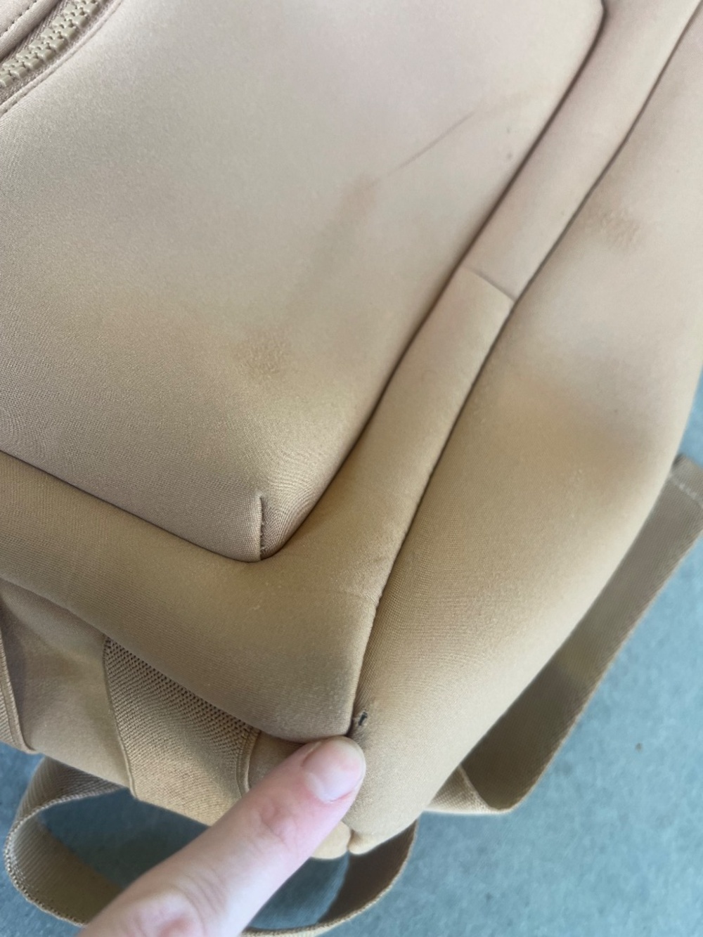 Large Dakota Backpack Dagne Dover Camel - Picture 14 of 15